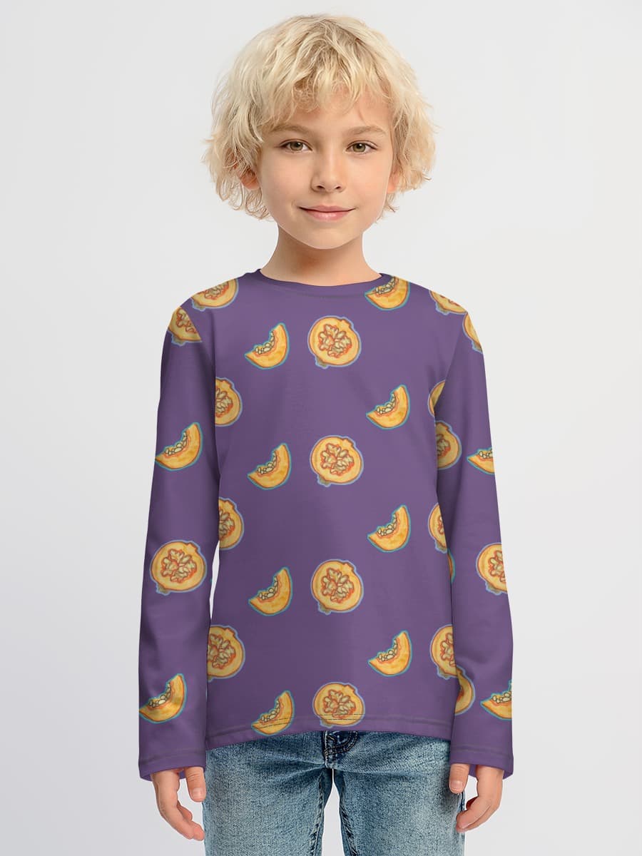 Camiseta Manga Larga de Algodón Niño