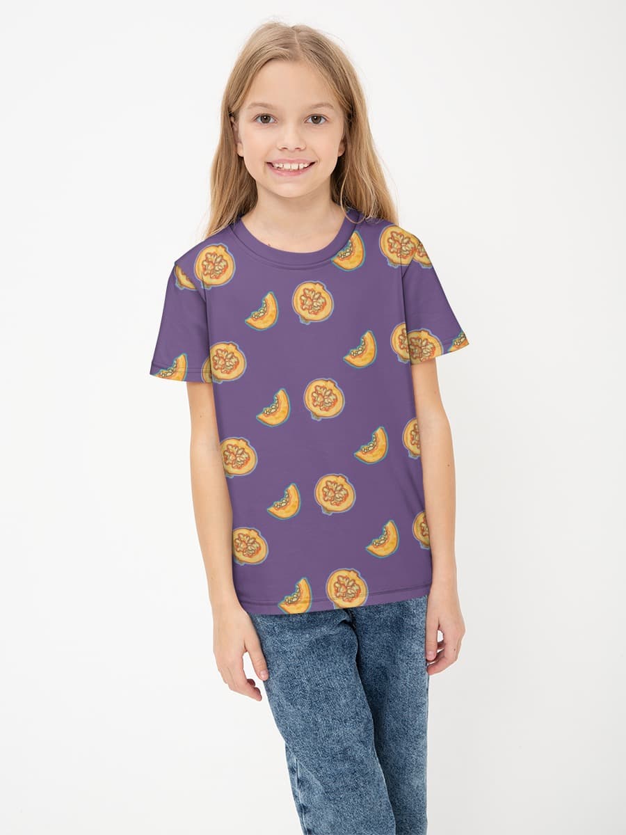 Camiseta Básica de Algodón Niña