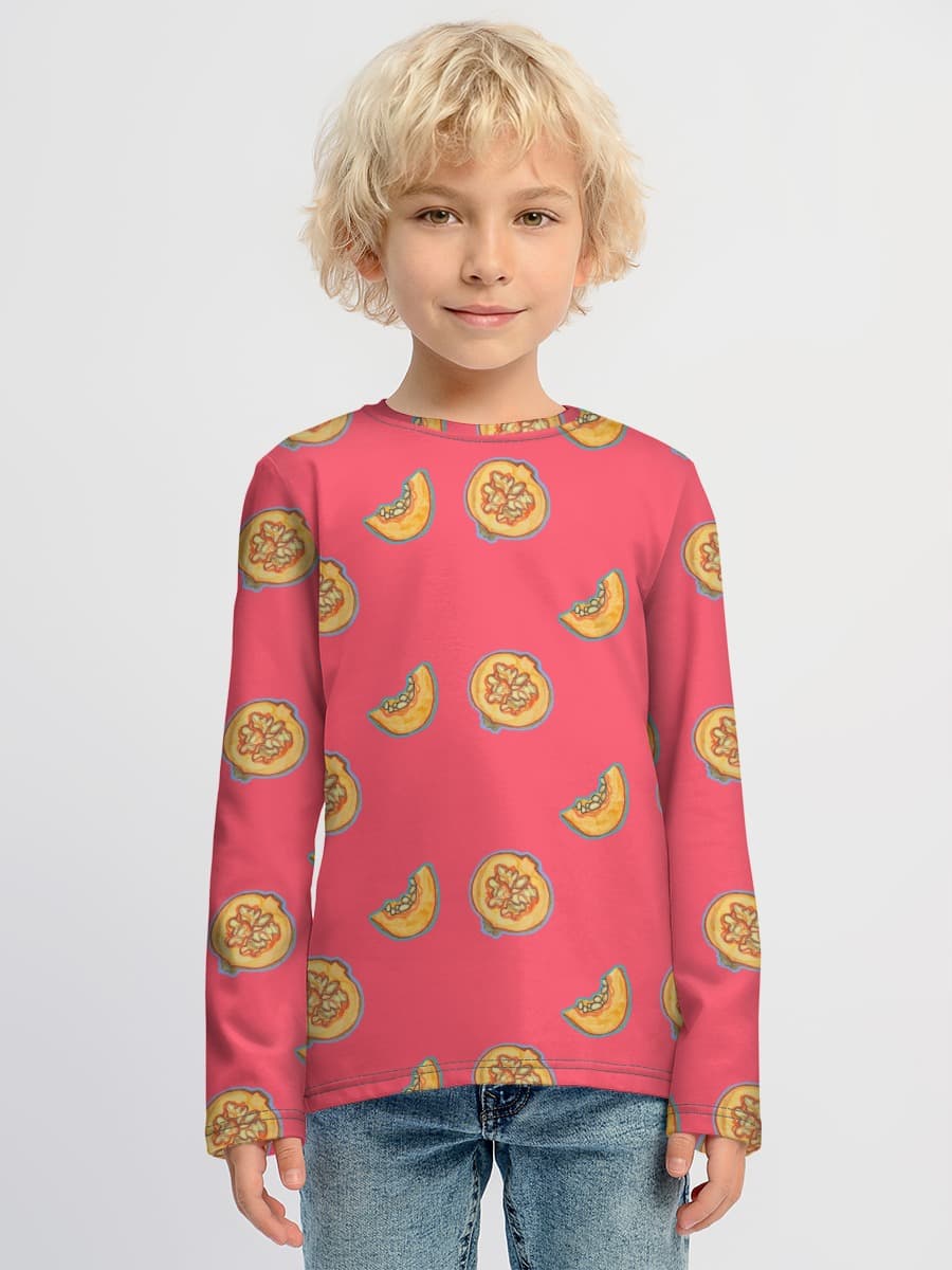 Camiseta Manga Larga de Algodón Niño