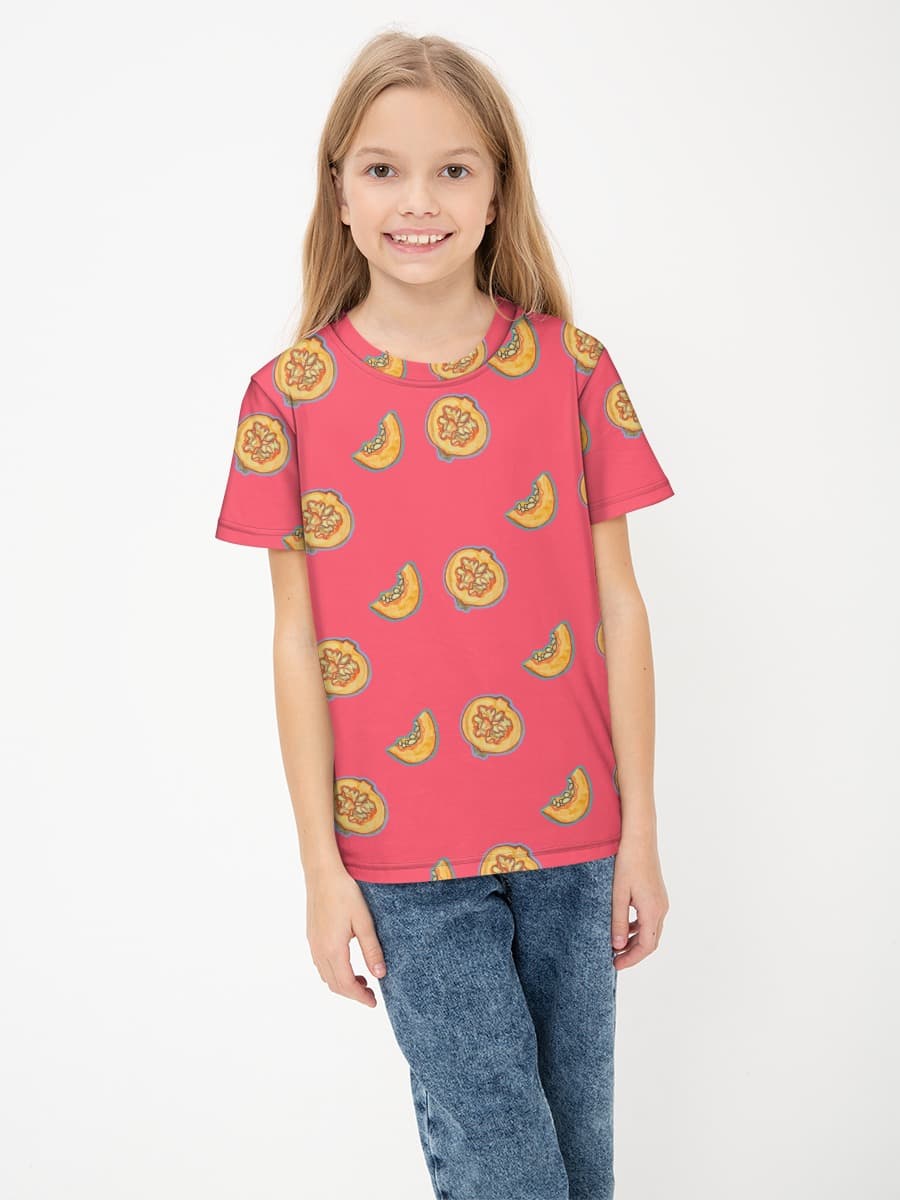 Camiseta Básica de Algodón Niña