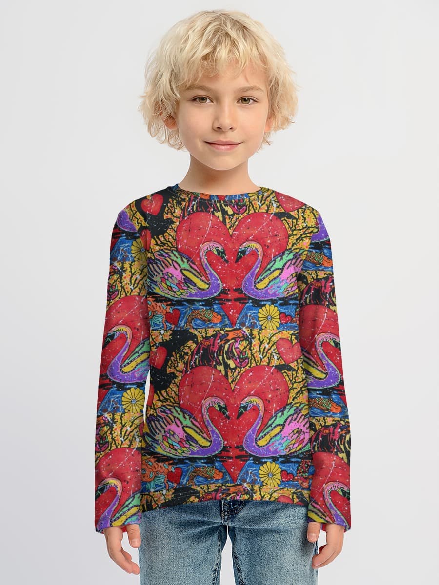 T-shirt manches longues coton garçon