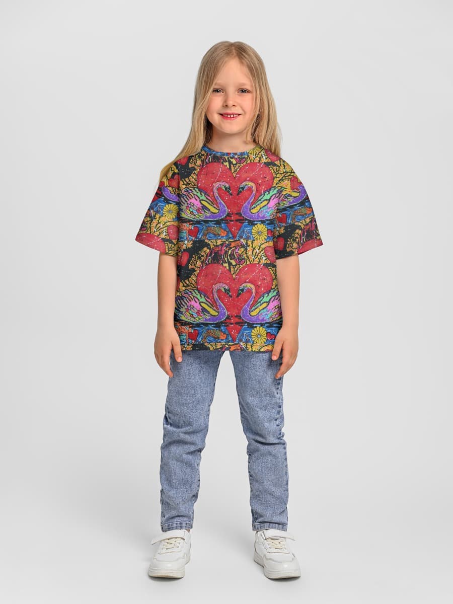 T-shirt coton oversize fille