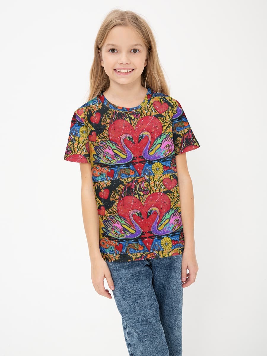 T-shirt coton basique fille