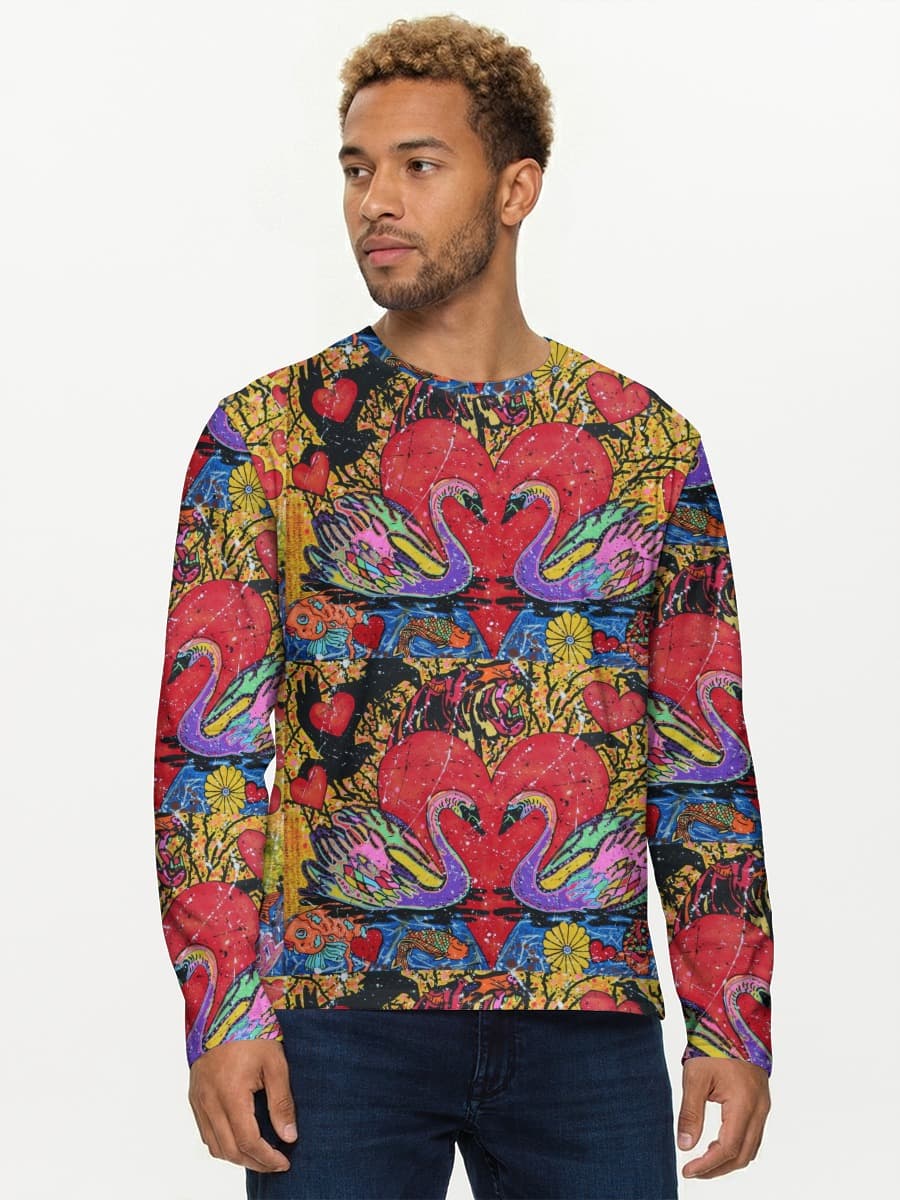 T-shirt Coton Manches Longues Homme