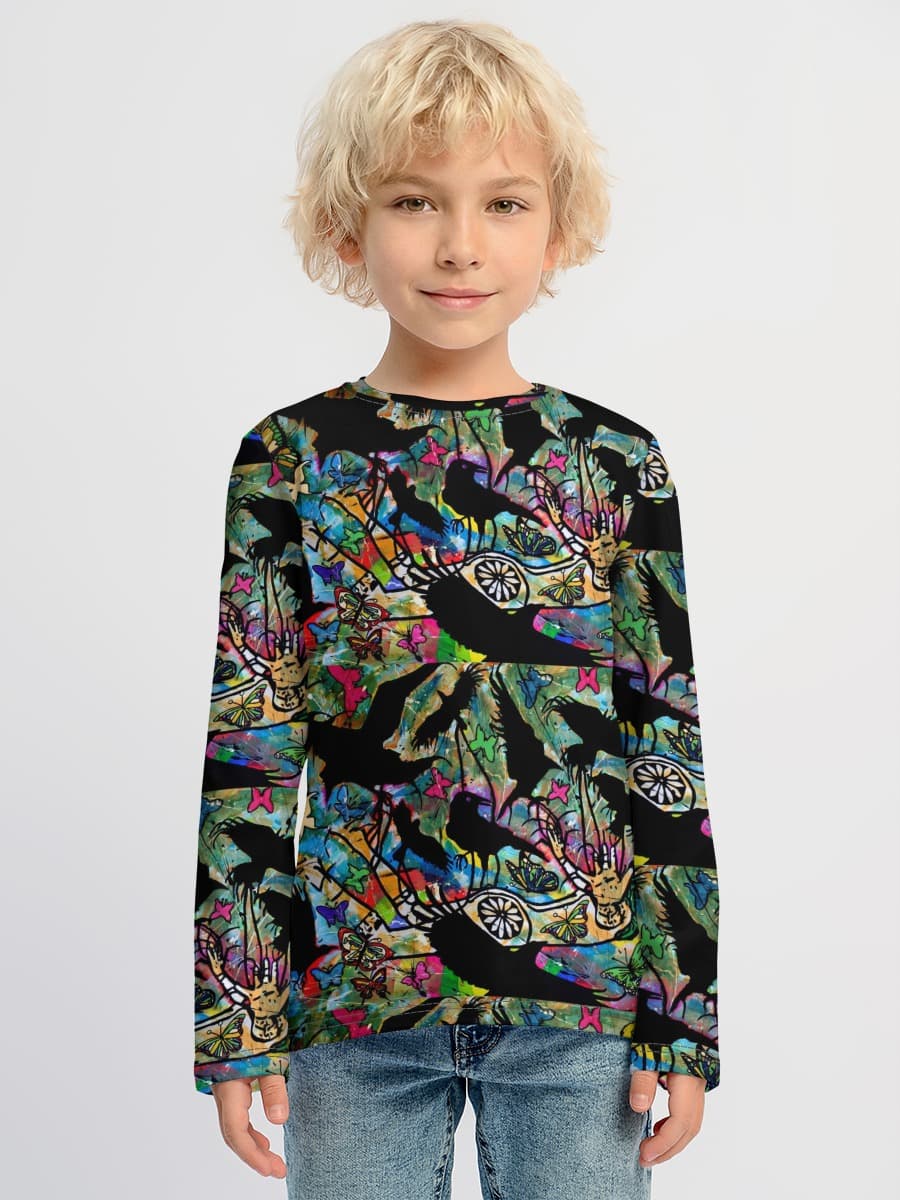 T-shirt manches longues coton garçon