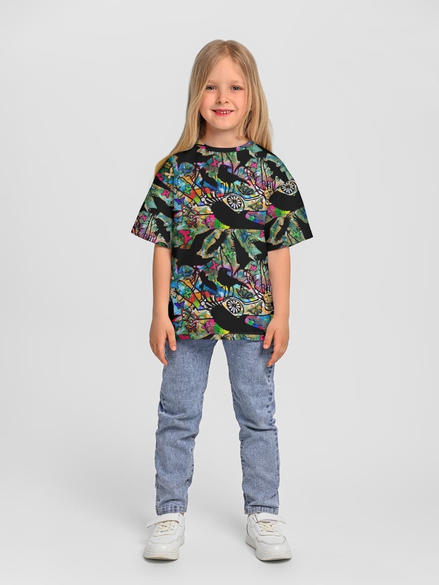 T-shirt coton oversize fille