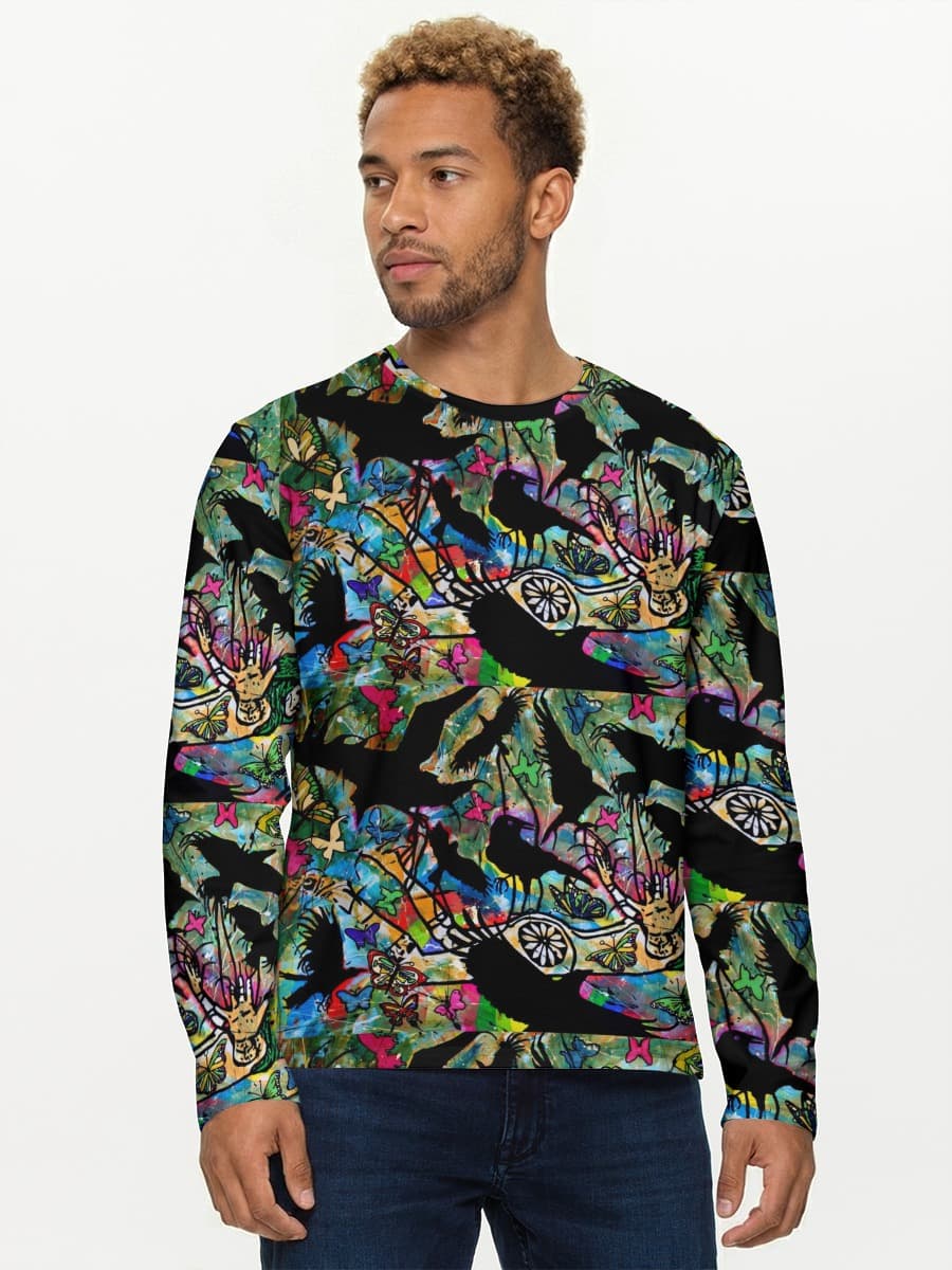 T-shirt Coton Manches Longues Homme