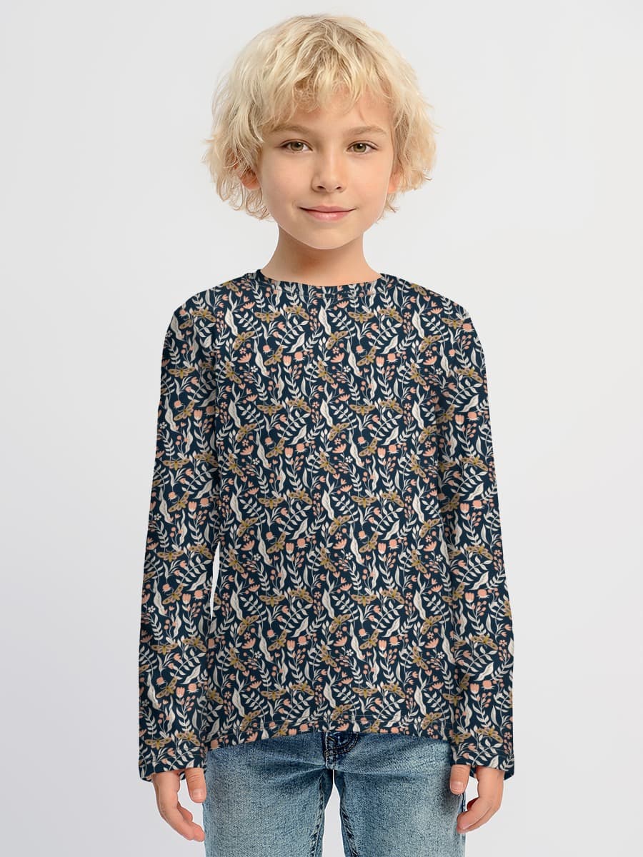 T-shirt manches longues coton garçon