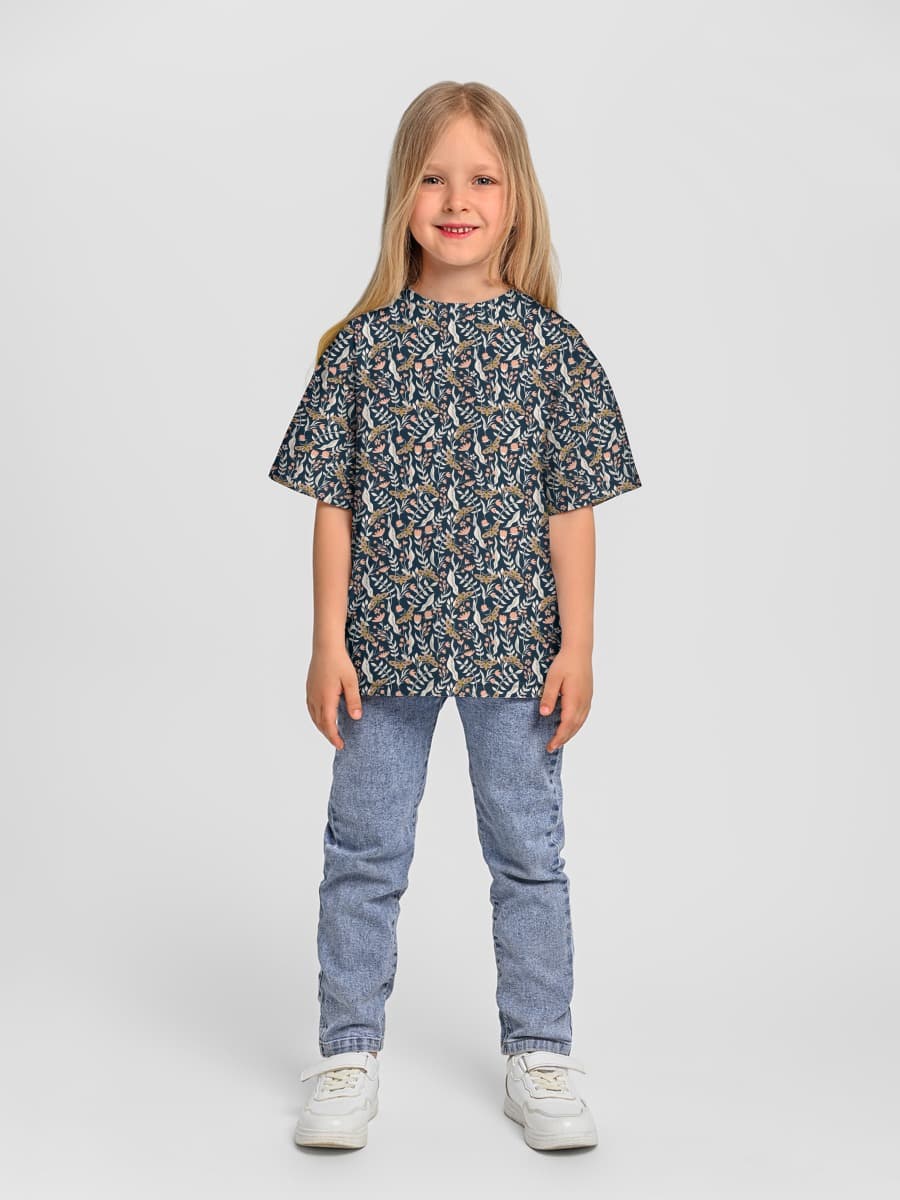 T-shirt coton oversize fille