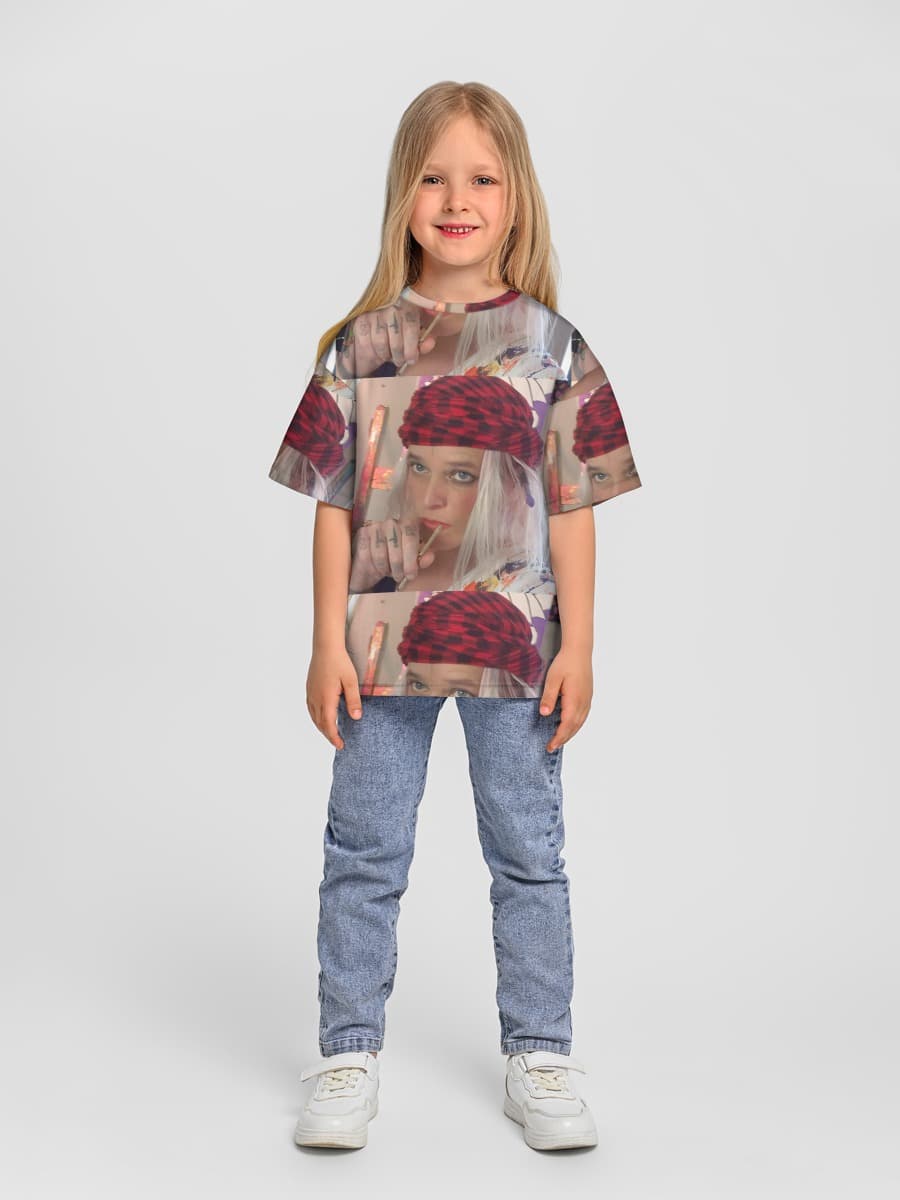 T-shirt coton oversize fille