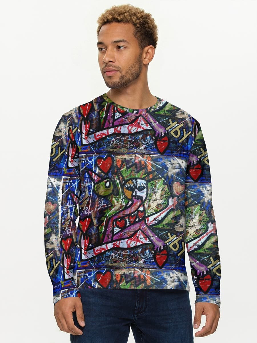 T-shirt Coton Manches Longues Homme