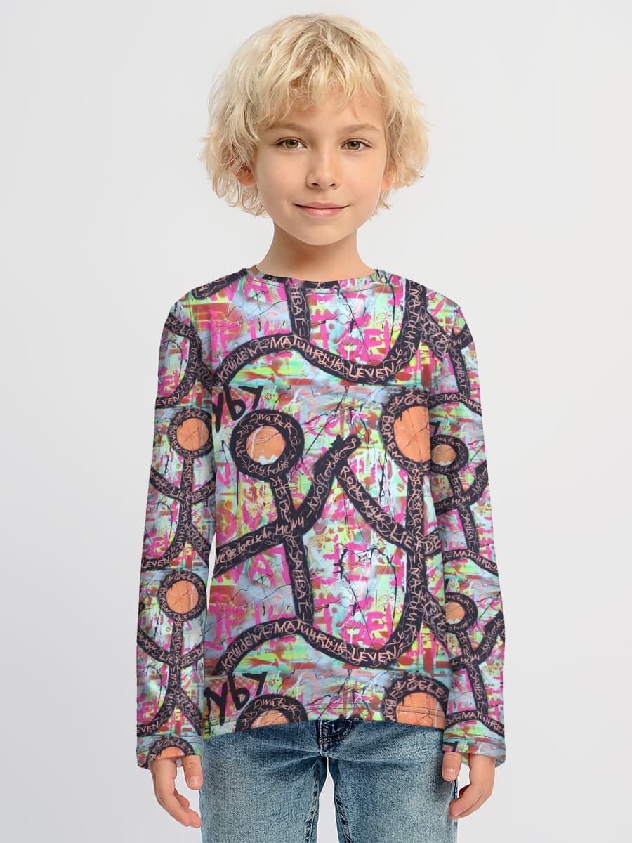 T-shirt manches longues coton garçon