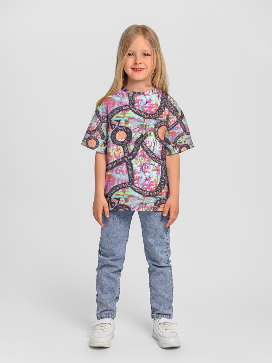 T-shirt coton oversize fille