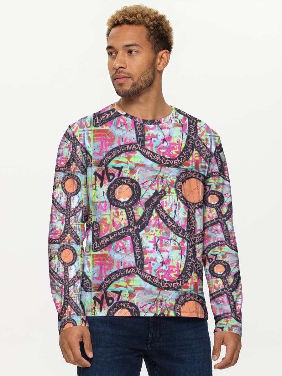 T-shirt Coton Manches Longues Homme