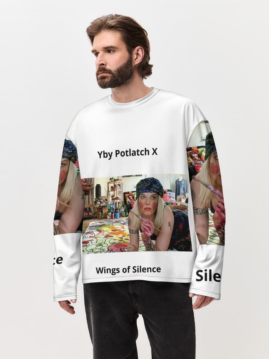 T-shirt Manches Longues Coton Oversize Homme
