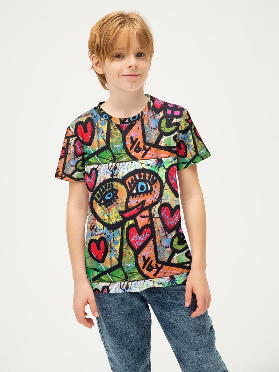 T-shirt coton basique garçon