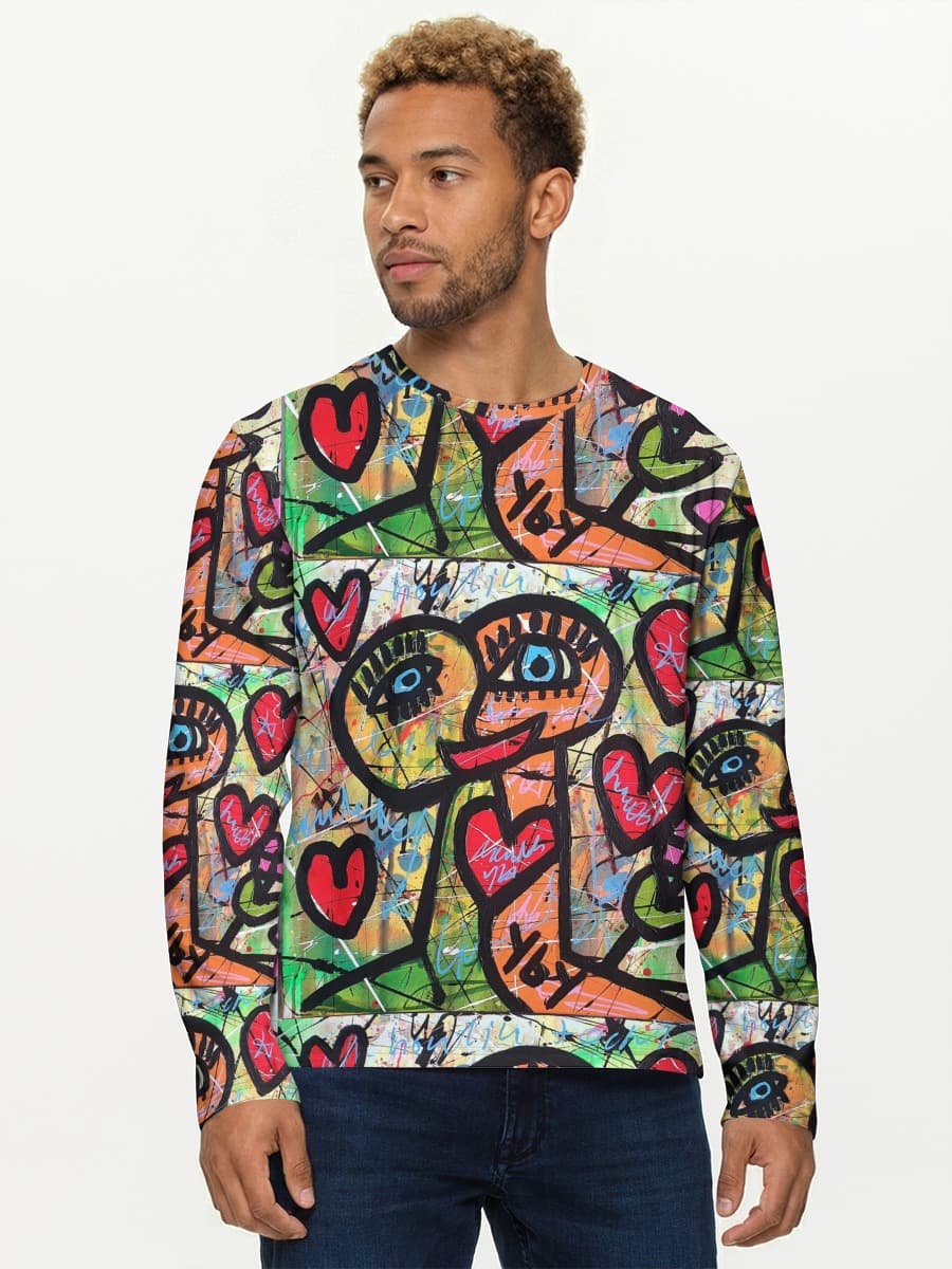 T-shirt Coton Manches Longues Homme