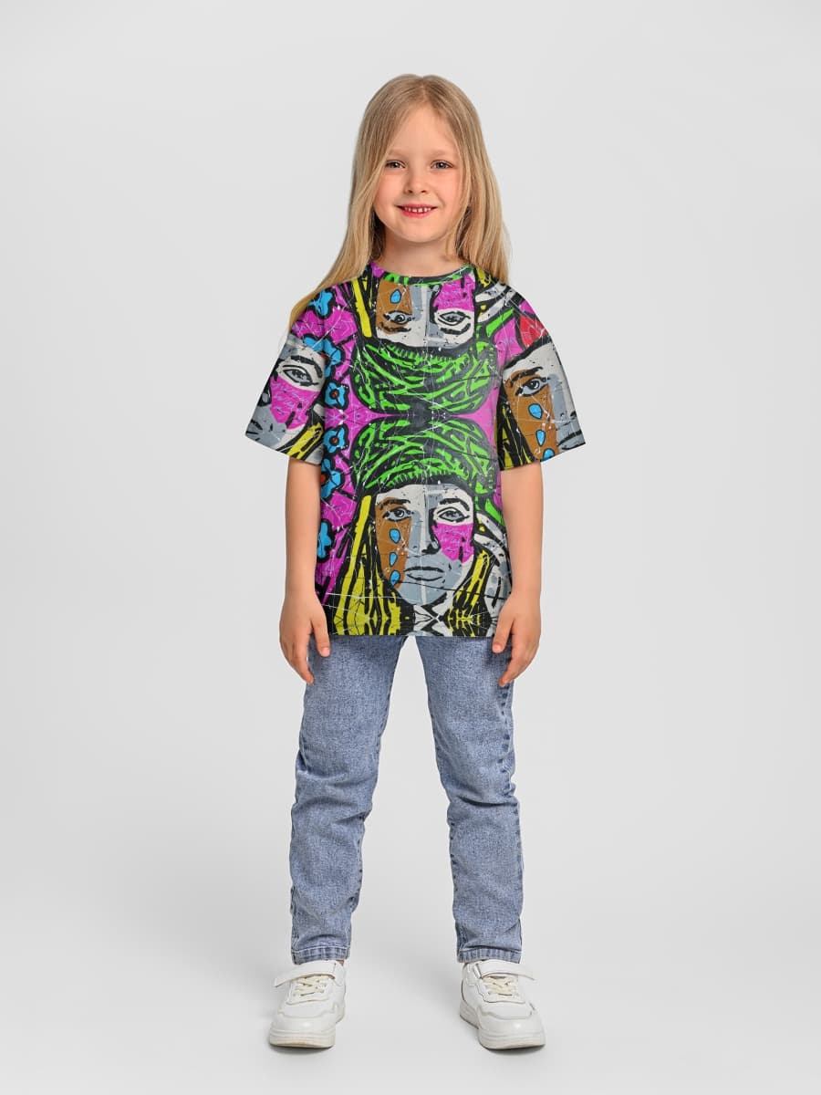 T-shirt coton oversize fille
