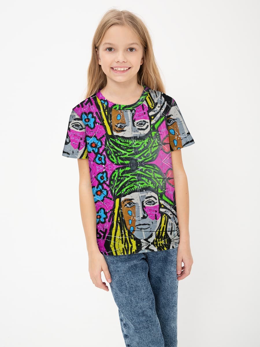 T-shirt coton basique fille