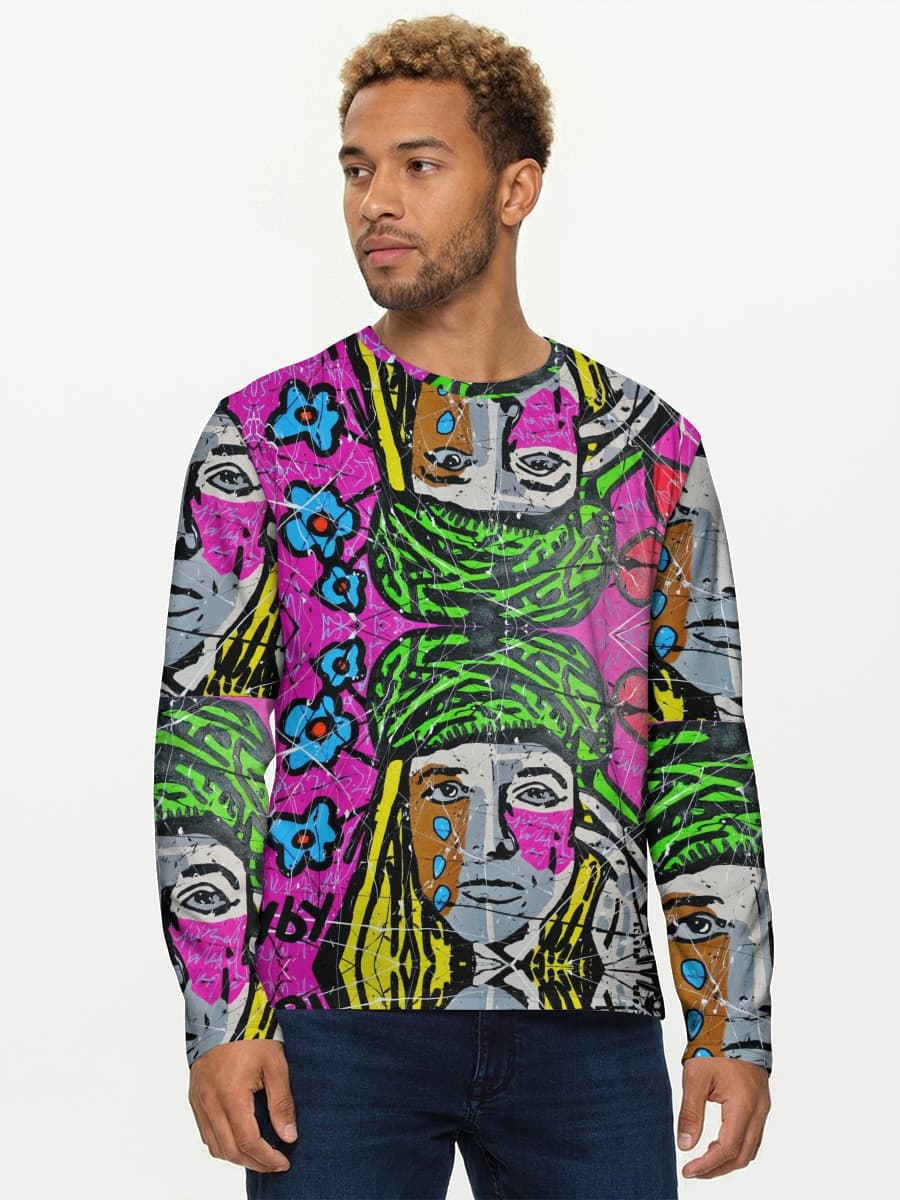 T-shirt Coton Manches Longues Homme