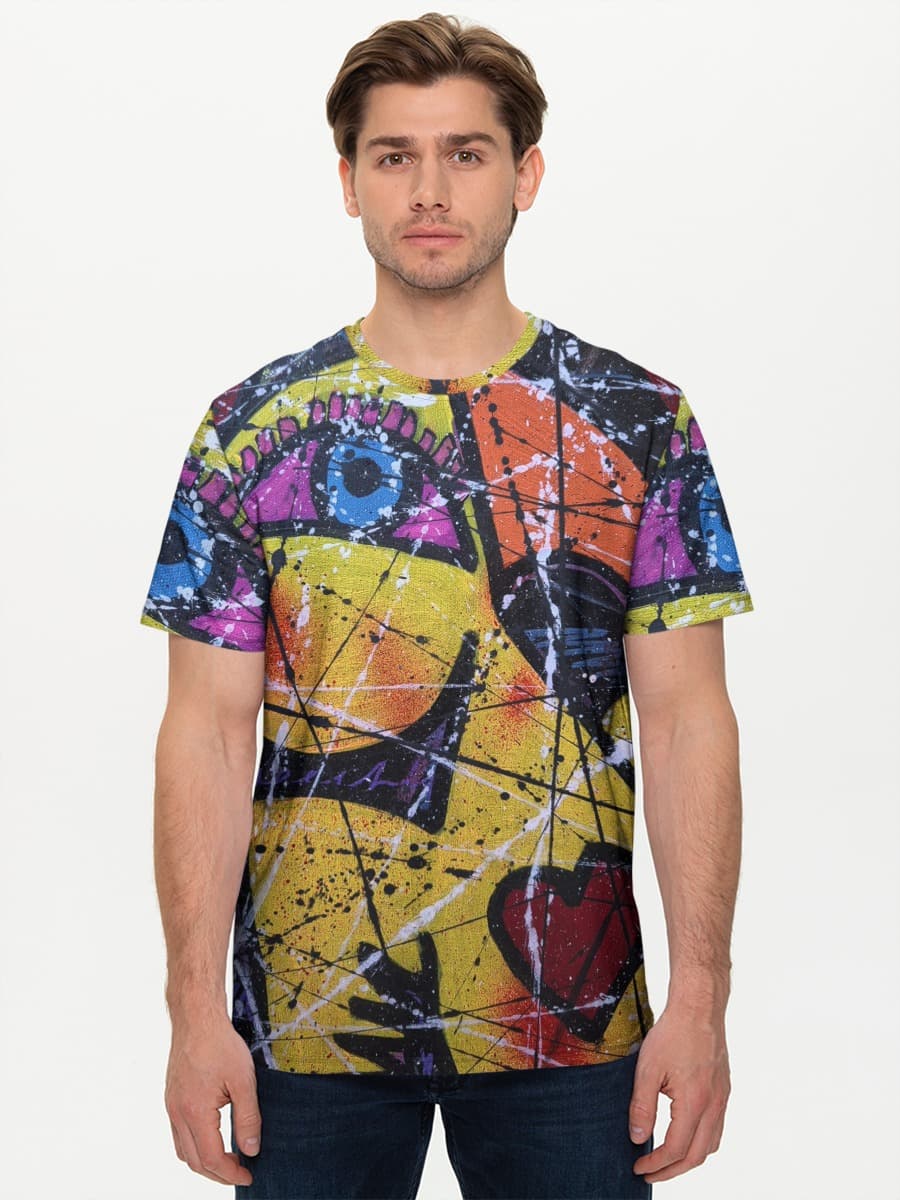 Herren Basic Baumwoll T-Shirt