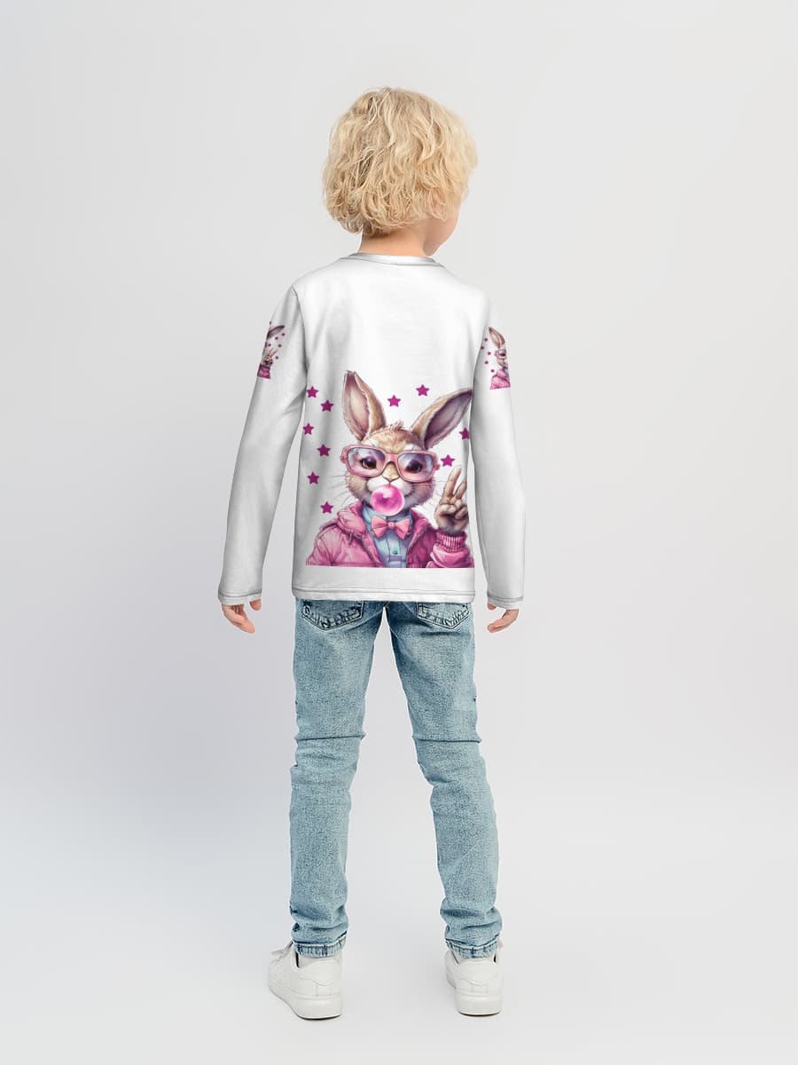Boys' cotton long sleeve shirt