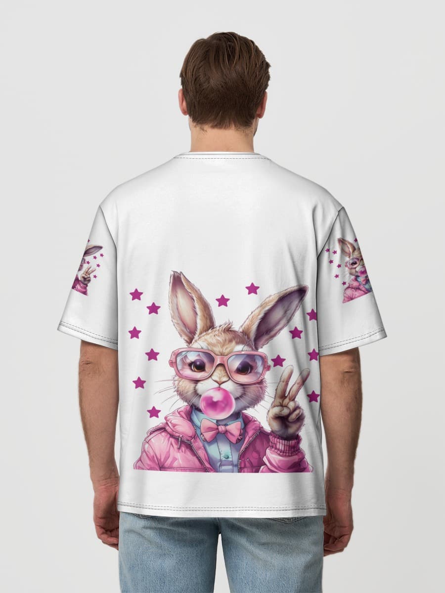 Men's oversized cotton T-shirt