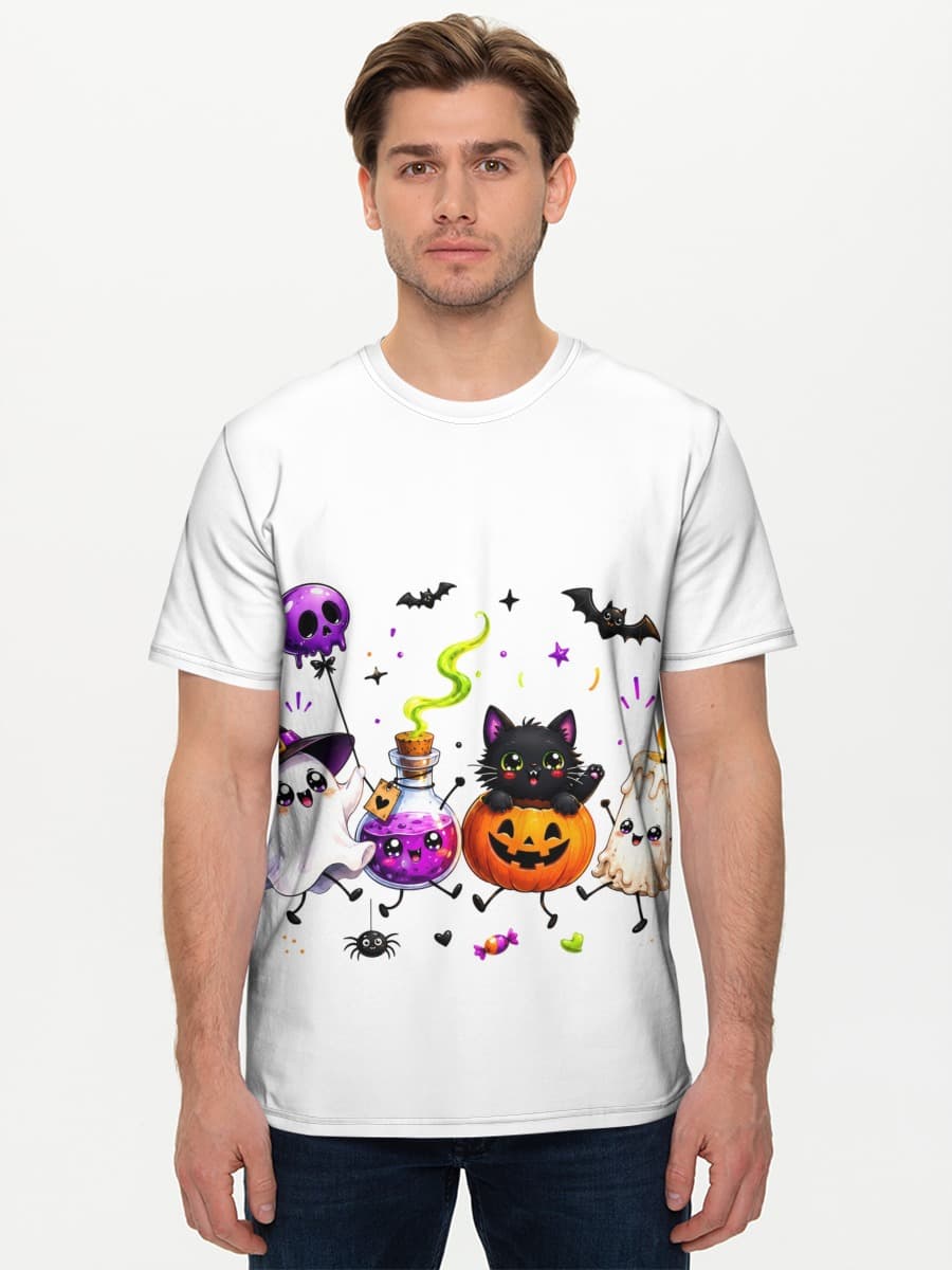 Men's basic cotton T-shirt