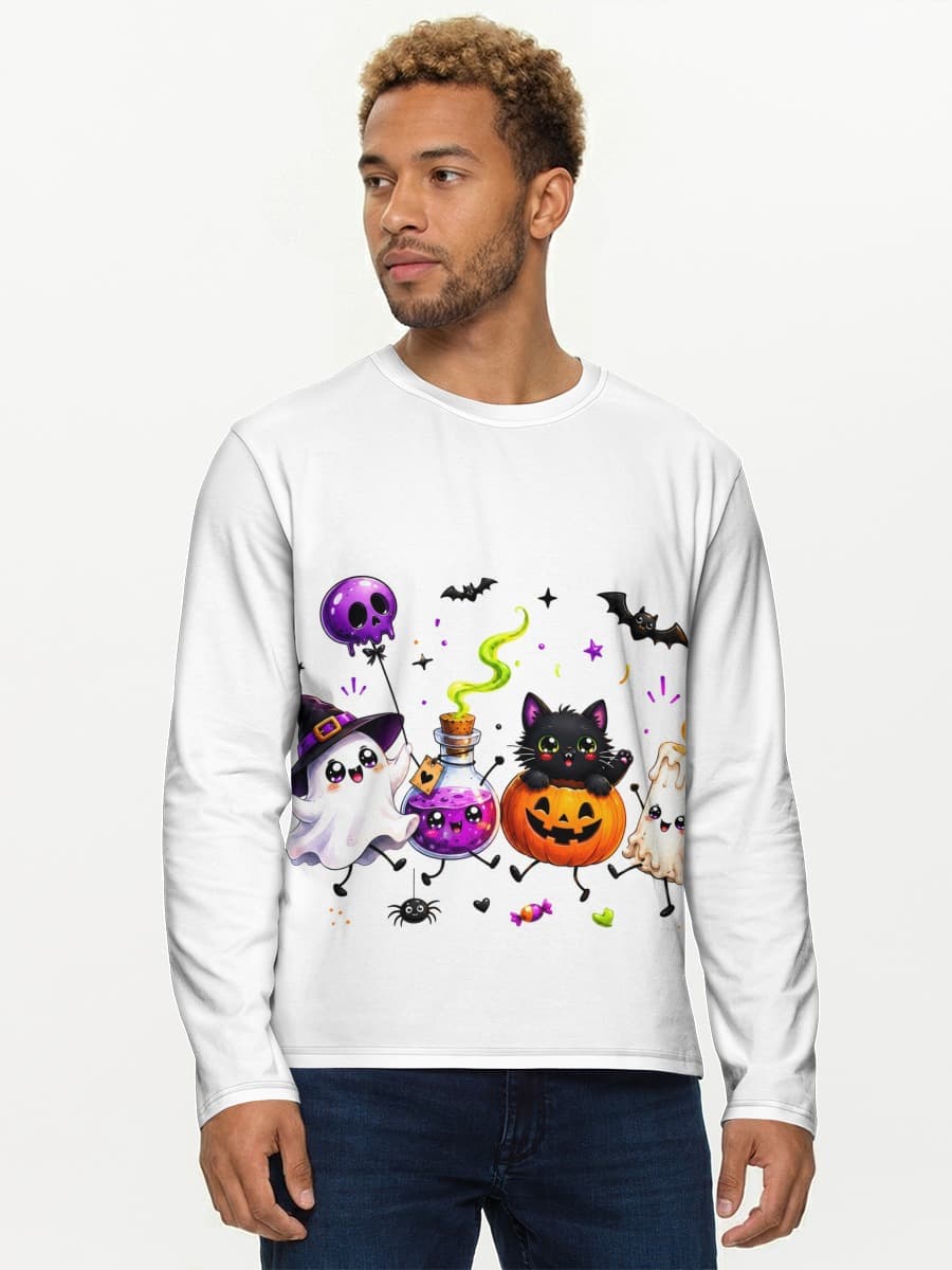 Men's cotton long sleeve shirt