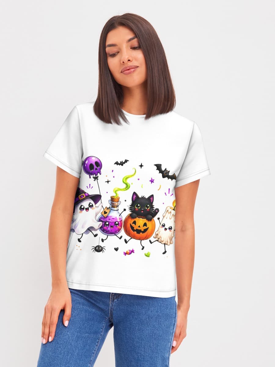 Women's basic cotton T-shirt