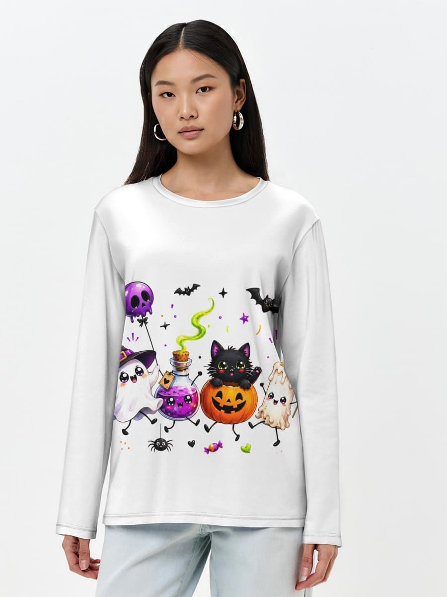 Women's long sleeve shirt. Cotton