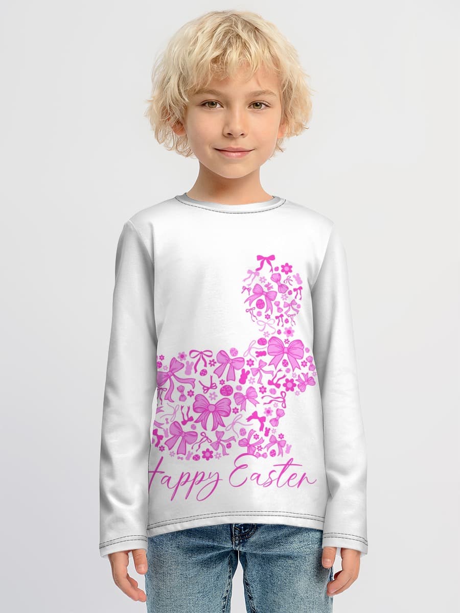 Boys' cotton long sleeve shirt