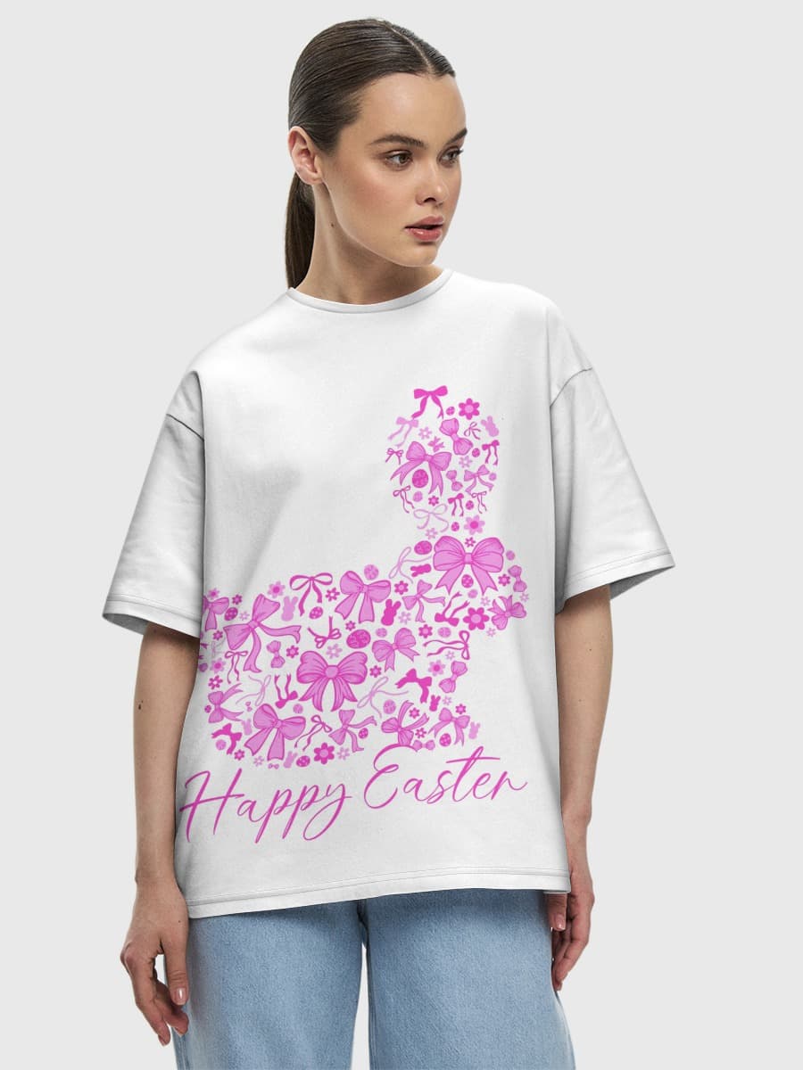 Women's oversized cotton T-shirt