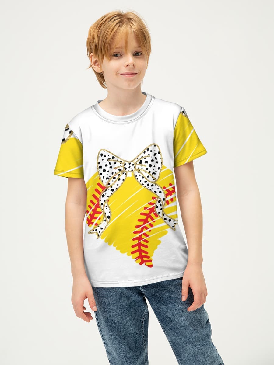 Boys' basic cotton T-shirt