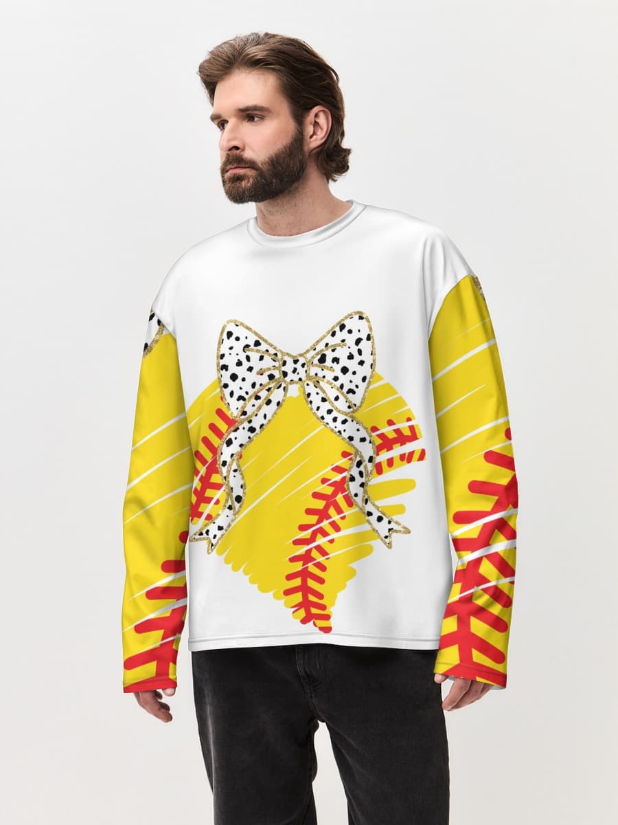Men's oversized cotton long sleeve