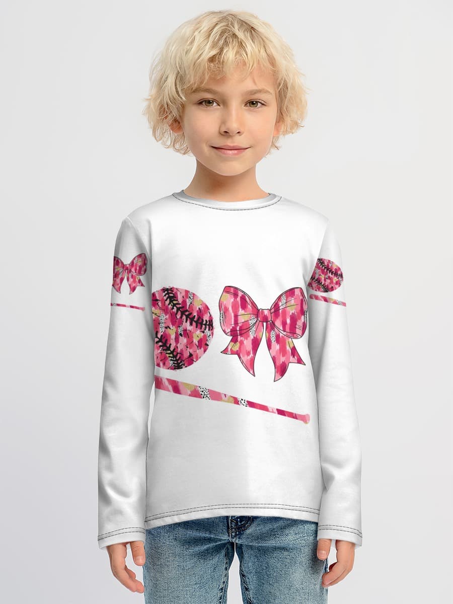 Boys' cotton long sleeve shirt