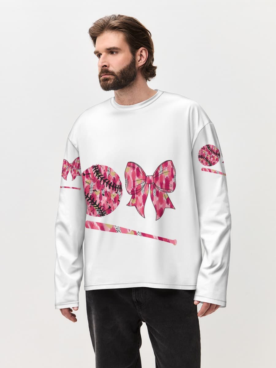 Men's oversized cotton long sleeve
