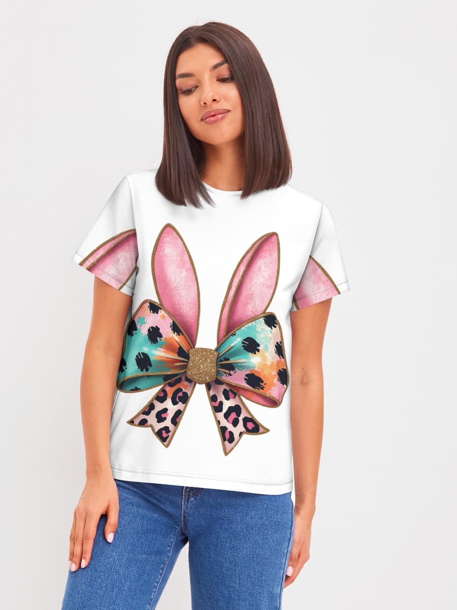 Damen Basic Baumwoll T-Shirt