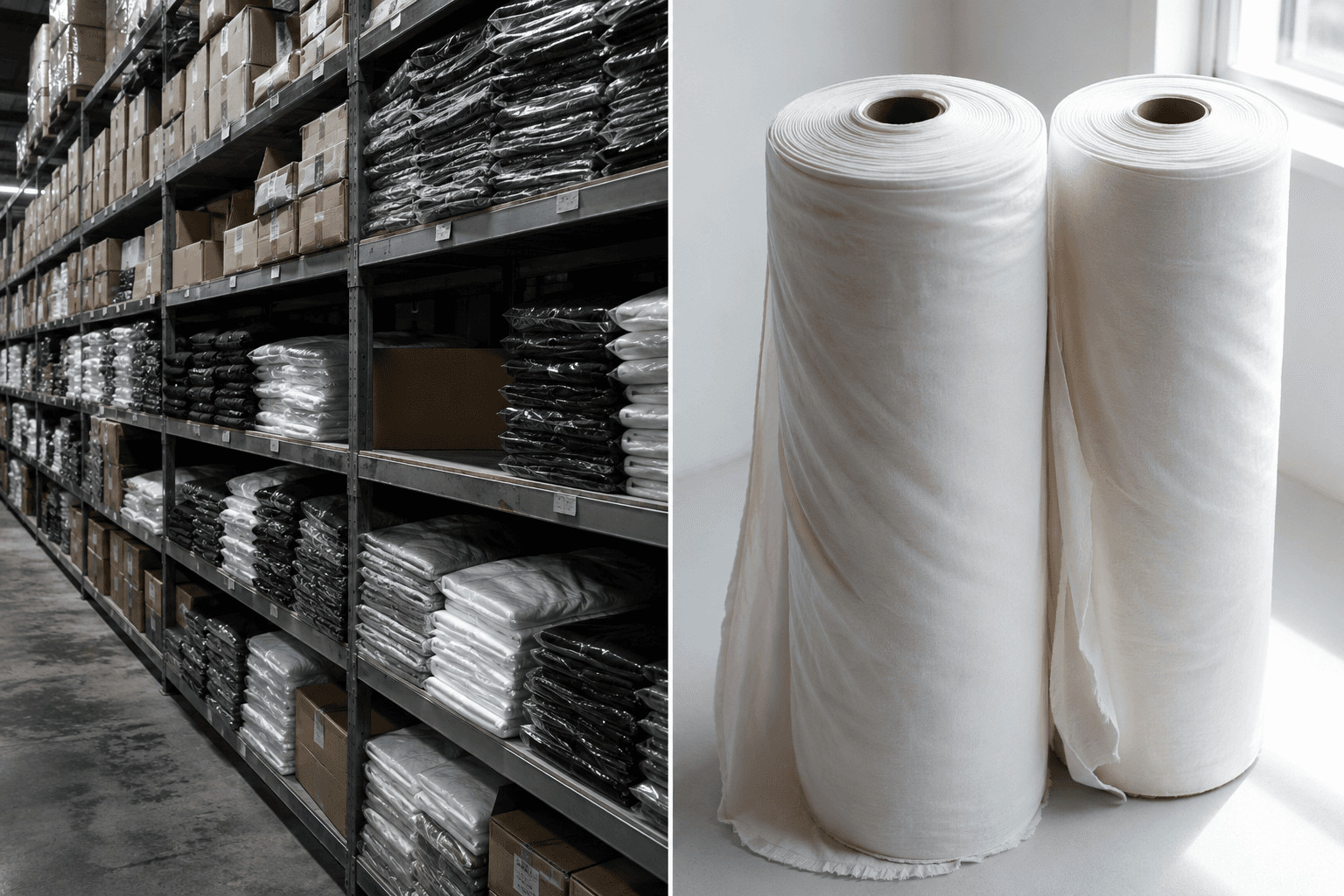 The only thing we keep in stock is cloth