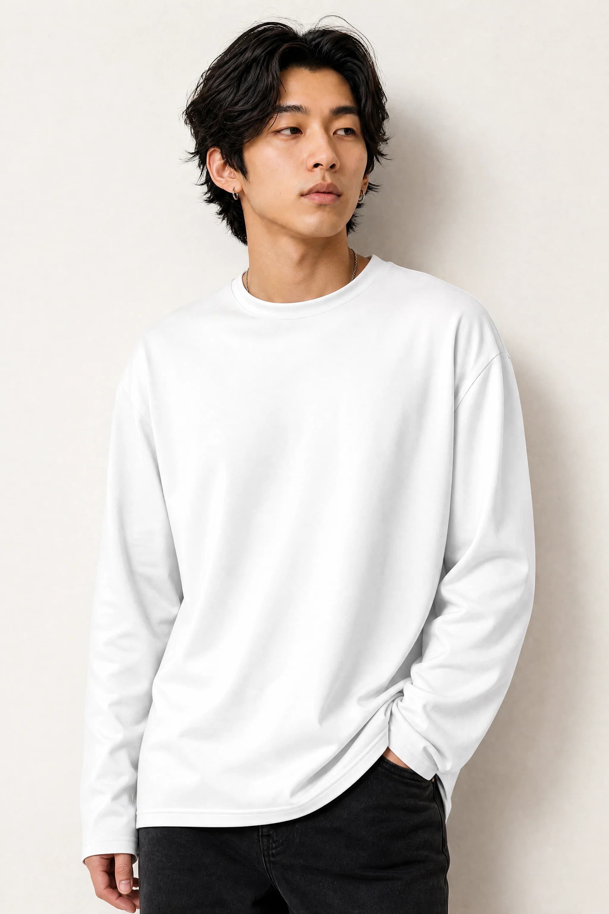 Men's oversized long sleeve