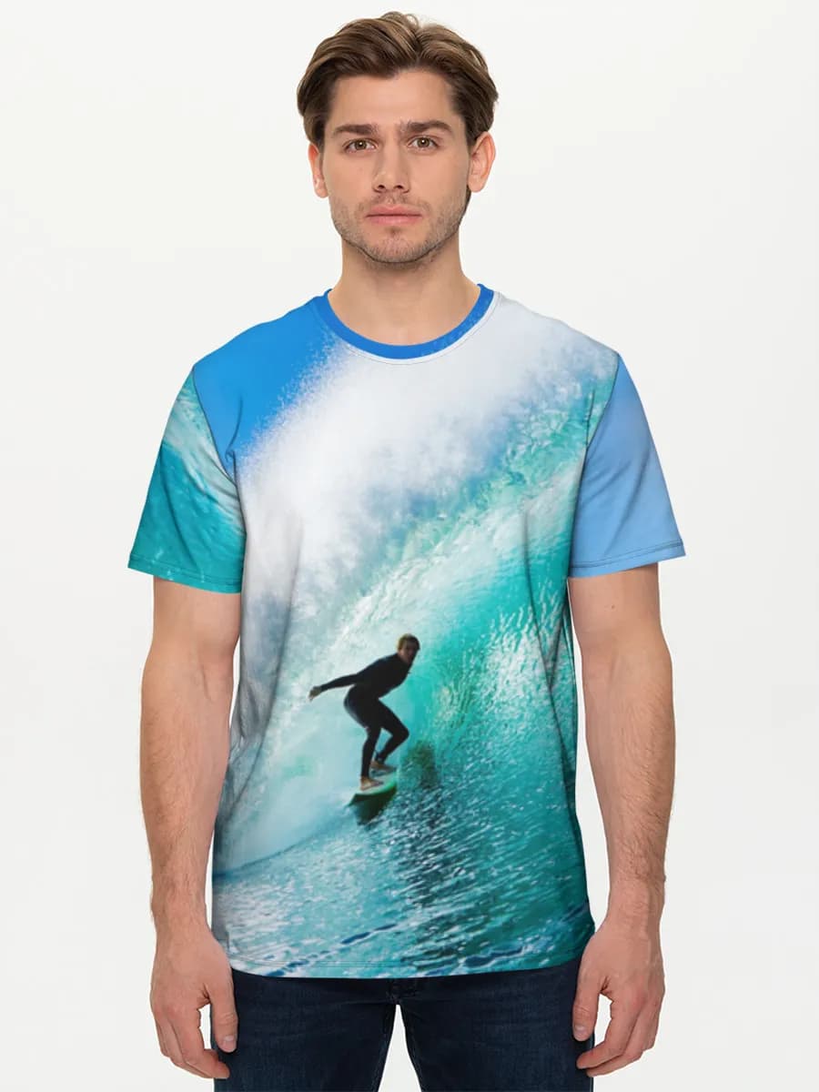 Men's basic cotton T-shirt