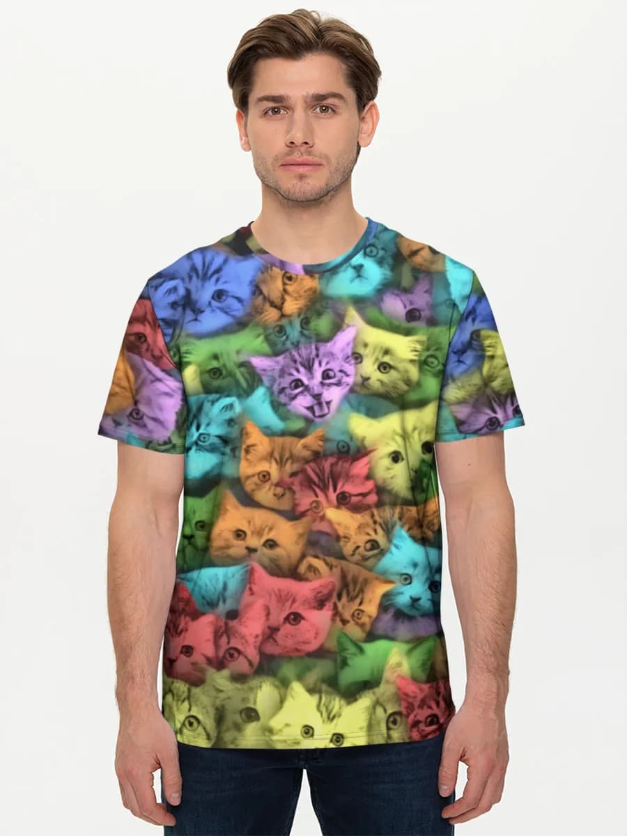 メンズ ベーシック コットンTシャツ