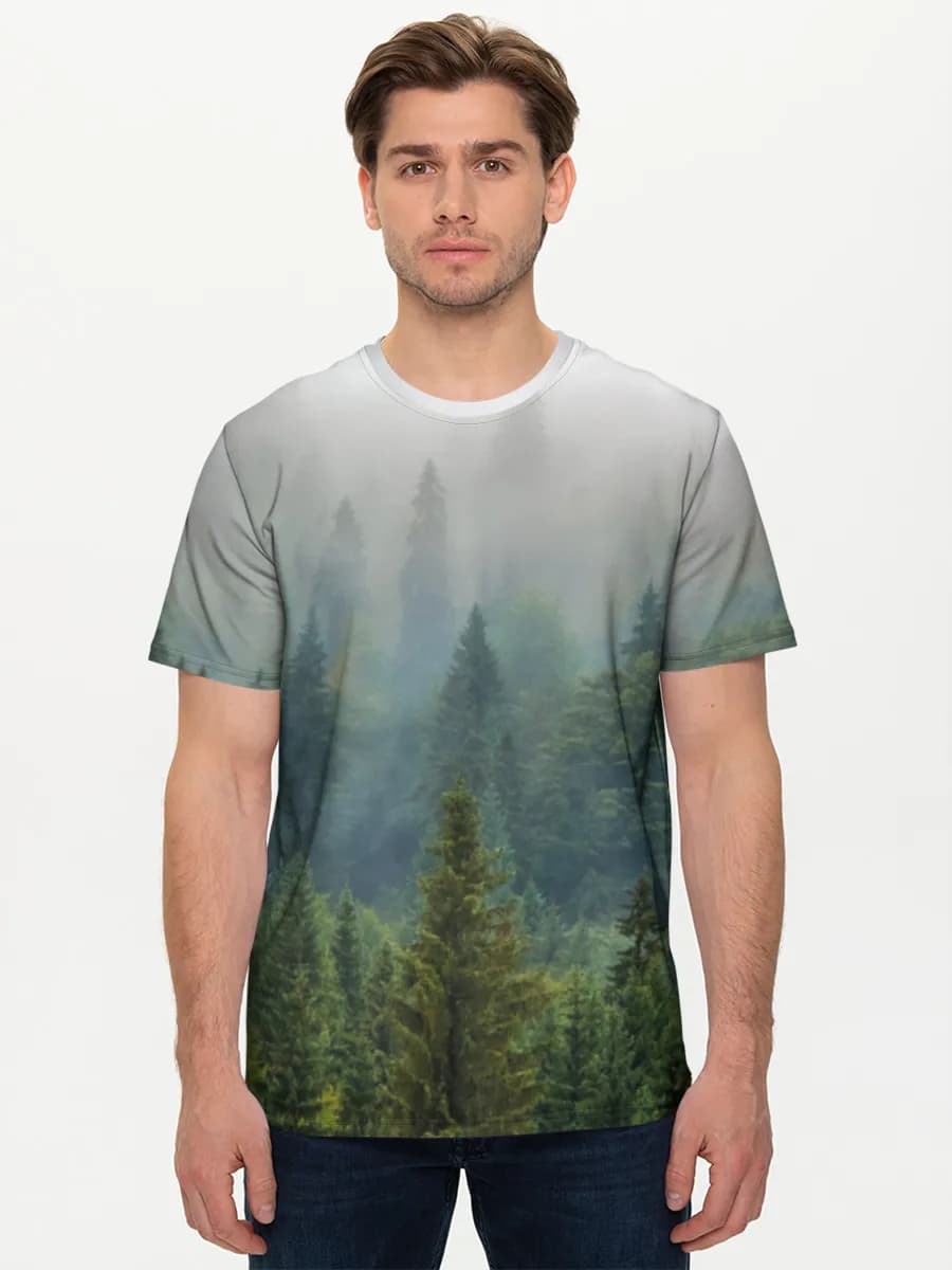 Men's basic cotton T-shirt