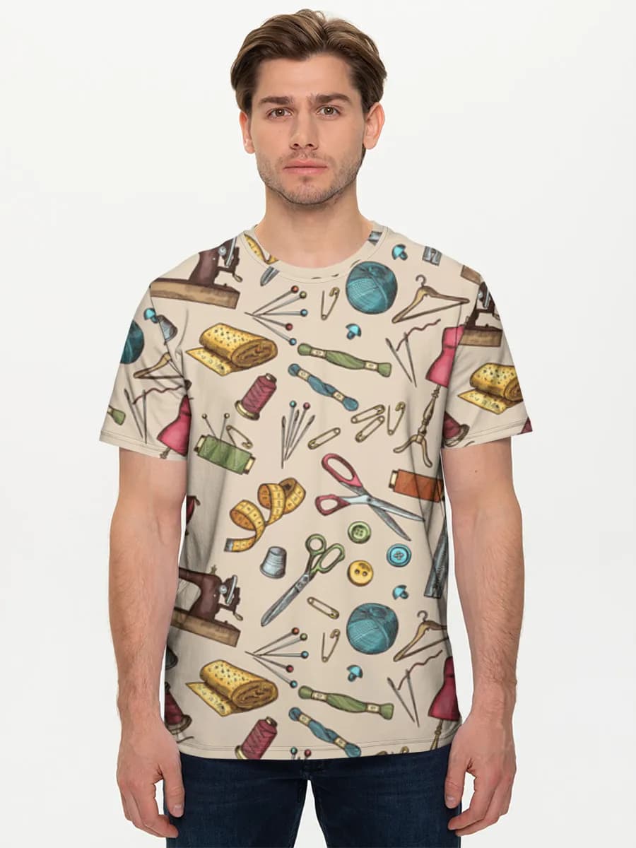 Men's basic cotton T-shirt