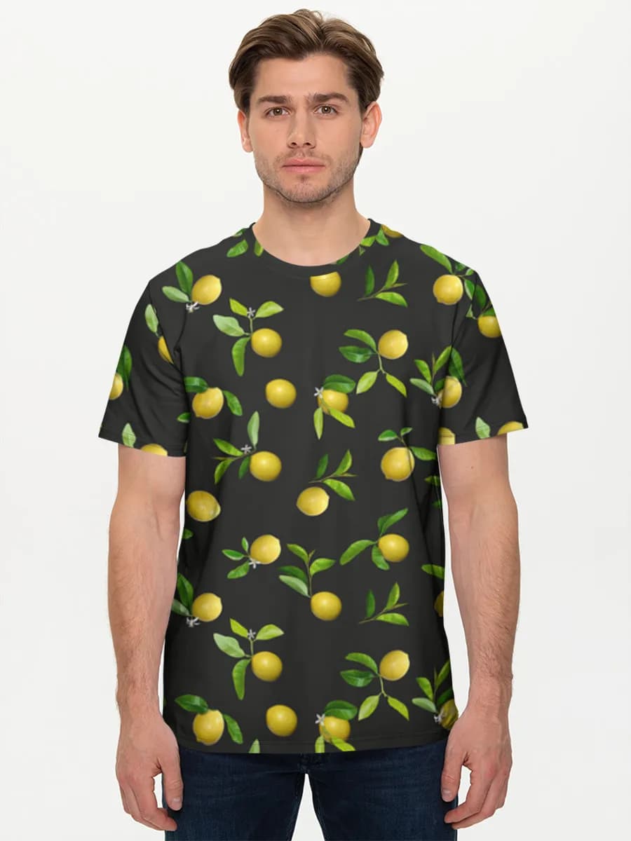Men's basic cotton T-shirt