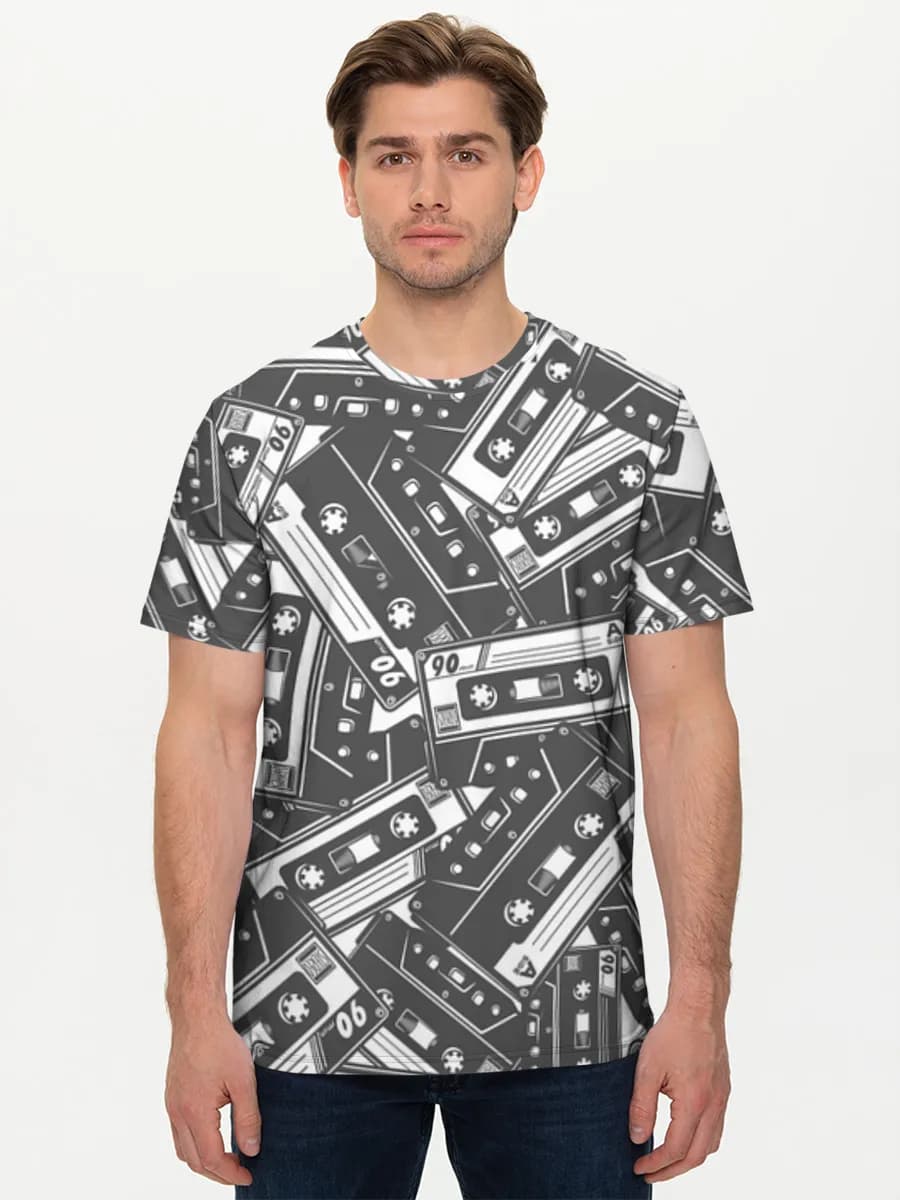 メンズ ベーシック コットンTシャツ
