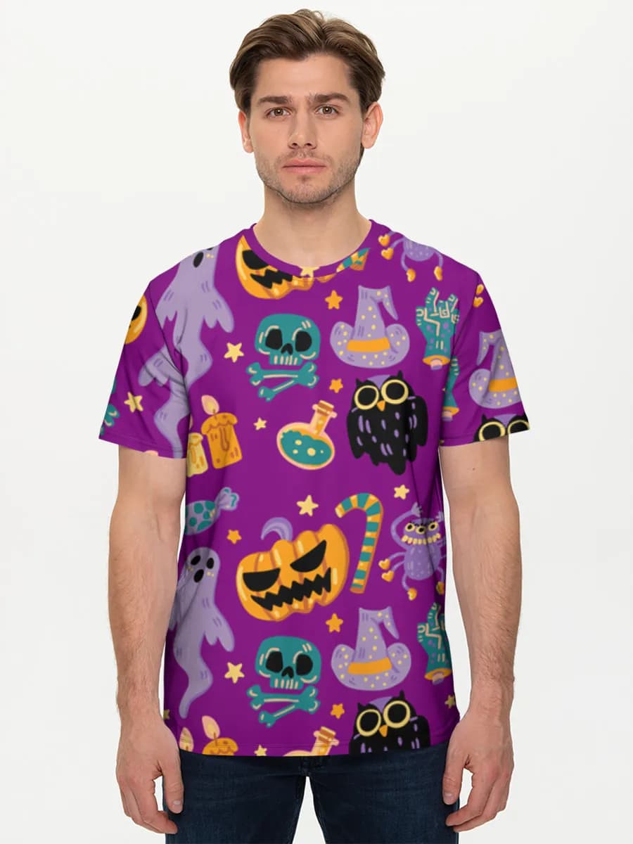 Men's basic cotton T-shirt