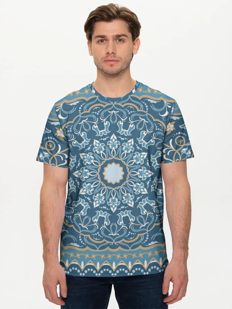 Men's basic cotton T-shirt