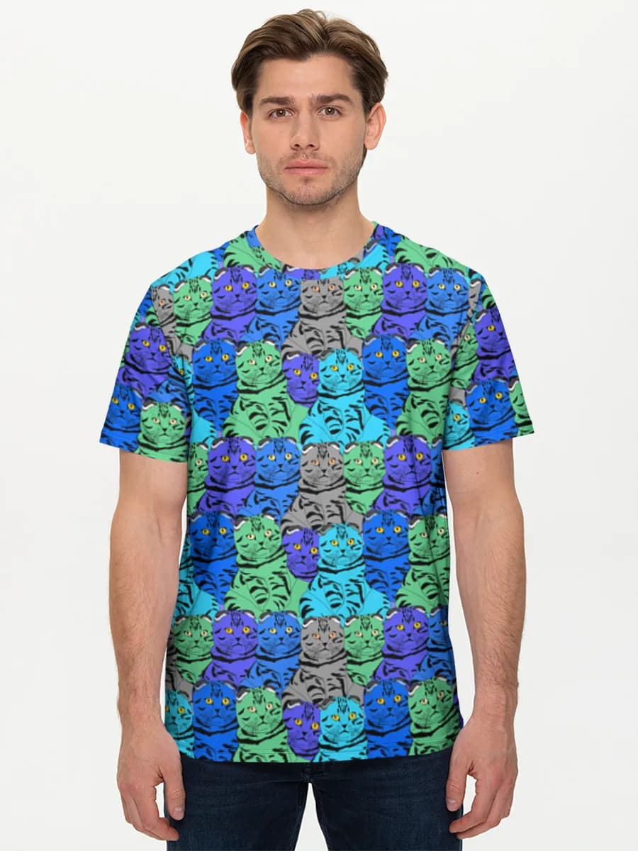 Men's basic cotton T-shirt