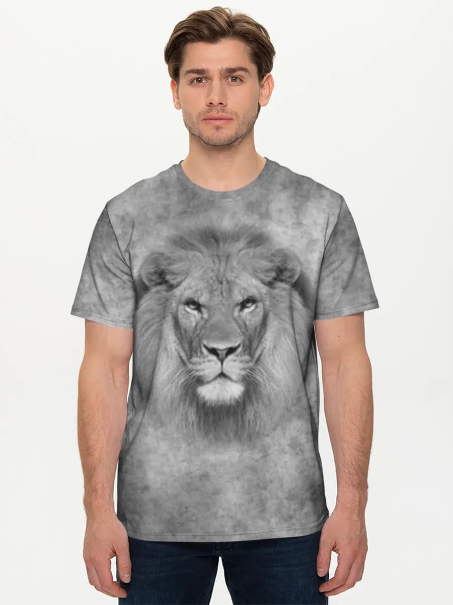 Camiseta básica de algodón para hombre